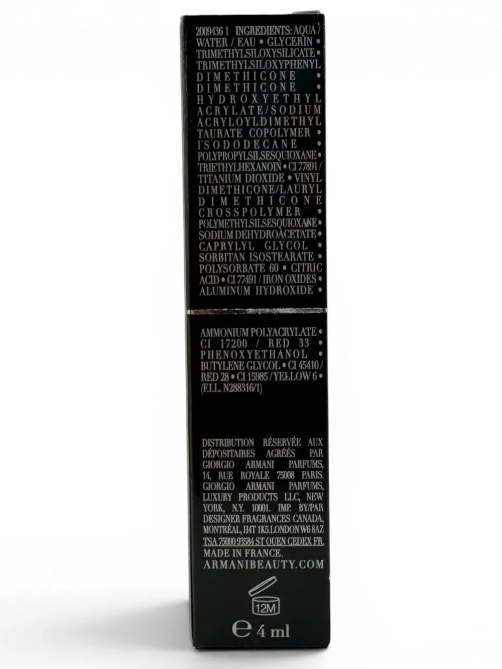 2 Pack Giorgio Armani Lip Maestro #06 FIRST DATE Satin Vibrant Lip Color 0.13 oz